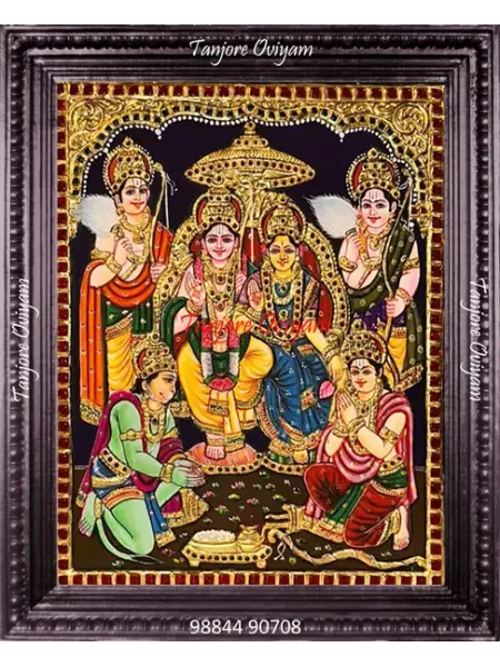 Tanjore painting of Pancha Pattabishegam